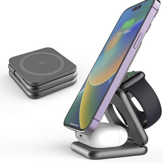 Premium Quality 3 in 1 Foldable Wireless Charging station
